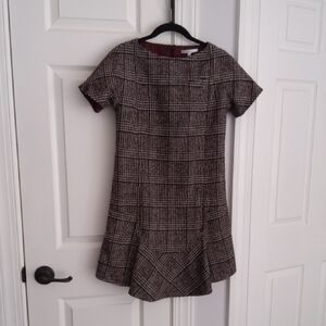 CARVEN💥Nwot💥Short-Sleeve Tweed Short Sleeve Dress